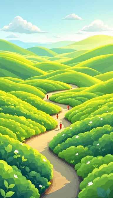 Rolling Tea Hills Rolling Tea Hills
