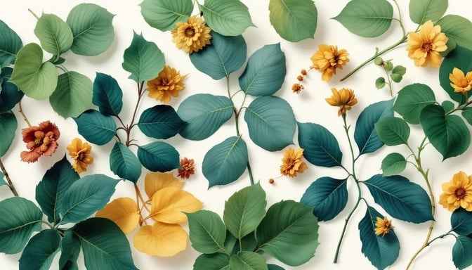 Elegant Botanical Study Elegant Botanical Study