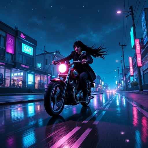 Neon Night Rider