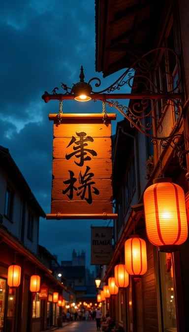 Illuminated Merchant Sign