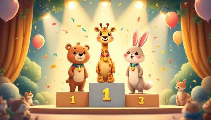 Champions on Podium Champions on Podium