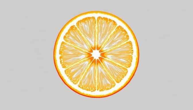 Vibrant Citrus Slice Vibrant Citrus Slice