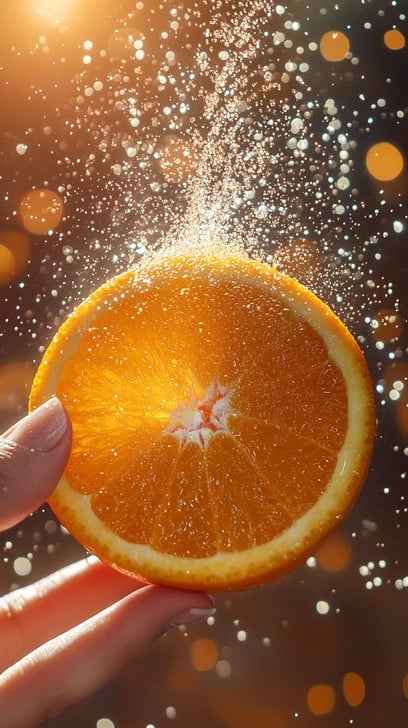 Sunlit Juicy Orange