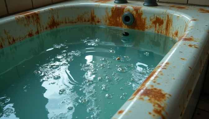 Weathered Tub Reflections