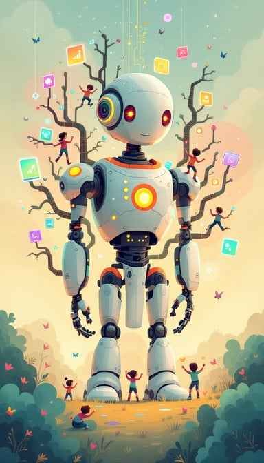 Robot Teaching Nature