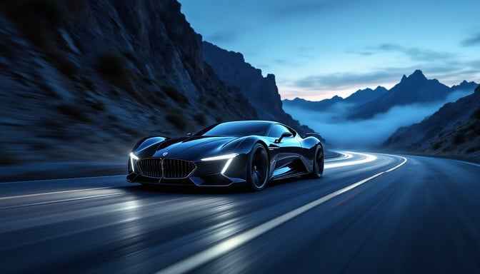 Mountain Road Supercar