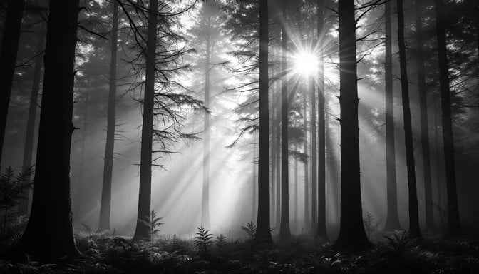 Misty Forest Light