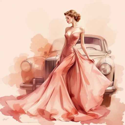 Vintage Rosy Elegance Vintage Rosy Elegance