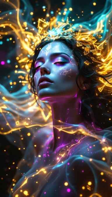 Transcendent Neon Divinity