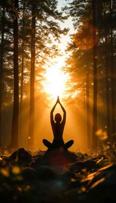 Forest Yoga Sunrise