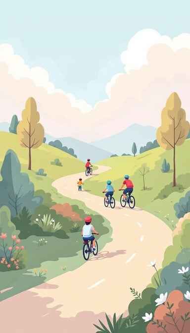 Peaceful Cycling Adventure