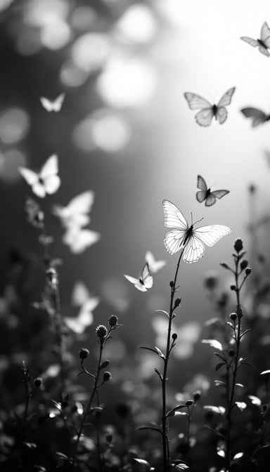 Butterflies Dancing Skyward