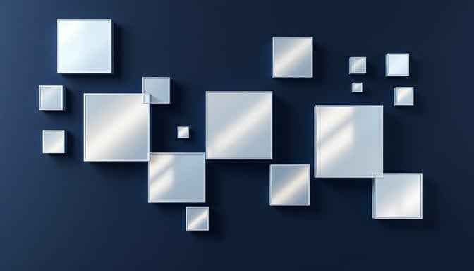 Floating Mirror Fragments