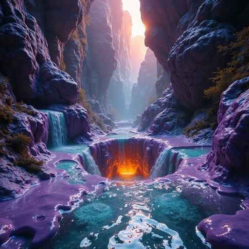Mystical Canyon Glow