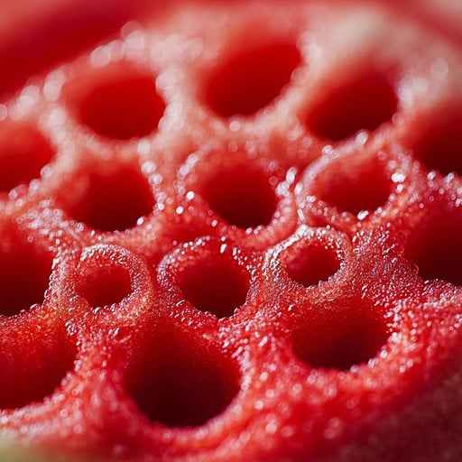 Red strawberry close-up