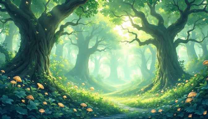 Mystical Forest Path