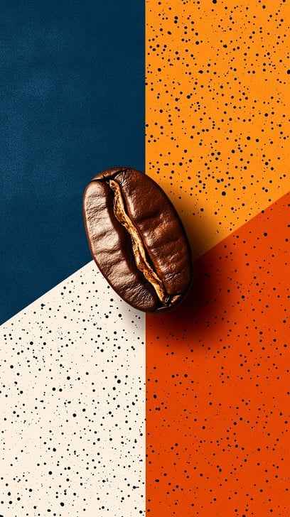 Coffee bean art