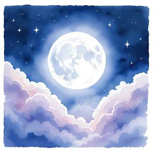 Moonlit Cloud Dream