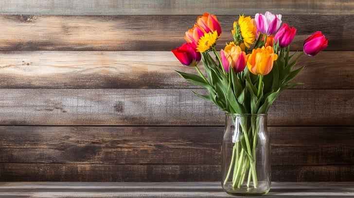 Colorful tulip bouquet Colorful tulip bouquet