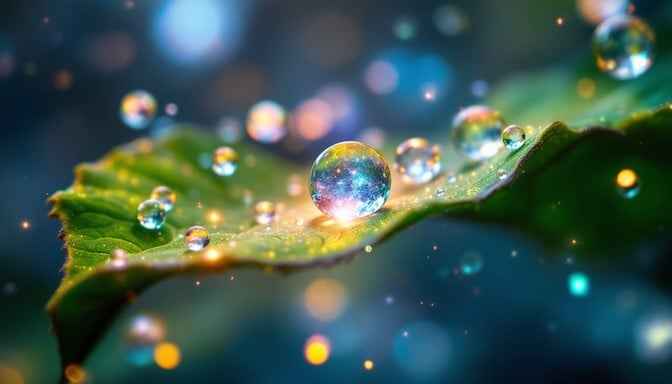 Cosmic Dewdrop Magic