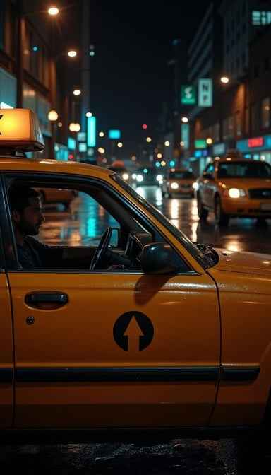 Rainy Night Taxi